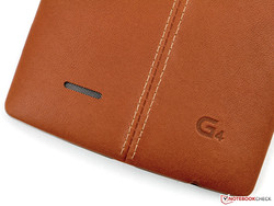 The mono speaker of LG's G4 is on the rear