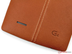 The mono speaker of LG's G4 is on the rear