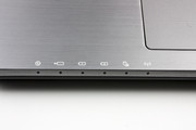Six status LEDs for power, SSD and wireless.