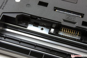 The SIM card slot is found in the battery compartment.