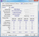 Systeminfo CPUZ RAM SPD