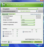 Picture: With Acer ePower Management you have all energy options under control.