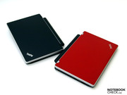 Small, compact, available in black or red
