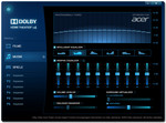 Sound tuning via Dolby software Sound tuning via Dolby software