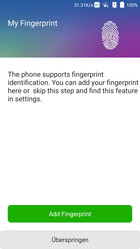 Setup fingerprint