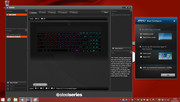 Keyboard and Windows 8 can be adjusted with additional applications from MSI.