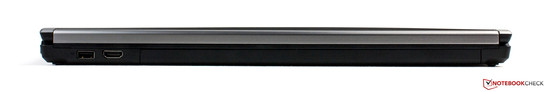 Rear: USB 2.0, HDMI