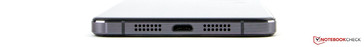 Lower edge: speaker, USB
