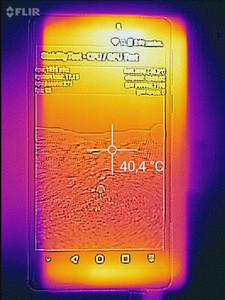 Temperature: maximum load (front)