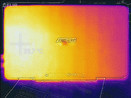 Idle temperature development: rear