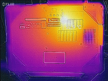 Heat emissions bottom (load)