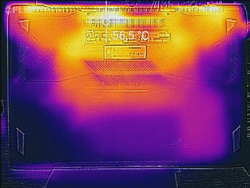 Heat development bottom side (load)