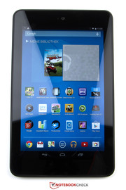 The display bezel is quite pressure sensitive.