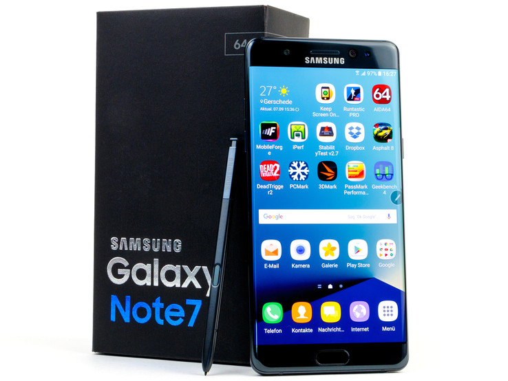 Op het randje Tot stand brengen houder Samsung Galaxy Note 7 Smartphone Review - NotebookCheck.net Reviews