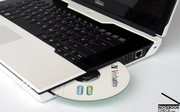 The integrated DVD drive is a slot-in drive.