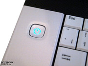 ...lighted power button but no status LEDs for caps lock key or NumLock
