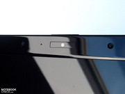 There is, however, a 1.3 megapixel webcam integrated into the display bezel.