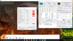 Furmark stress GTX 950M @1123 MHz