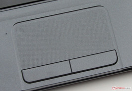 The touchpad supports multi-touch gestures