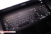 Backlit keyboard