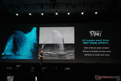 As usual, a complex water simulation demo is shown to boast the power of NVIDIA's latest GPU