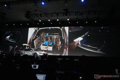 The Tegra K1 is able to replace a large computer that was originally in the rear of the car