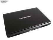 The simple Eurocom logo adorns the display lid.