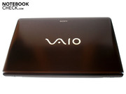 A chic "VAIO" label embellishes the display lid.