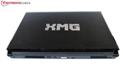 The silver XMG logo won't be to everyone's liking.
