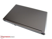 The 15-inch device is made of silver-gray plastic.