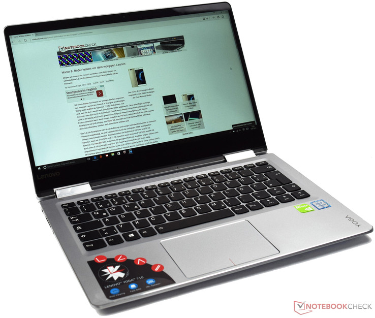 svært roman Arthur Lenovo Yoga 710-14ISK Convertible Review - NotebookCheck.net Reviews