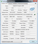 System info GPUZ Intel