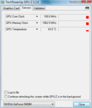 GPUZ Sensoren Idle