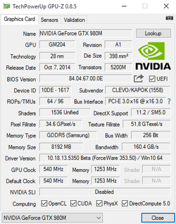 GeForce GTX 980M