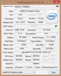 GPU Z information