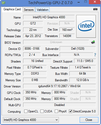 Systeminfo GPUZ Intel HD 4000