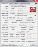 Systeminfo GPUZ Radeon HD 6310