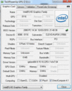 System info GPUZ Intel HD 3000