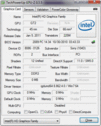 System info GPUZ Intel Graphics HD 3000