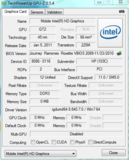 GPUZ Intel HD Graphics 3000