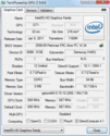 System info GPUZ Intel HD Graphics (Sandy Bridge)