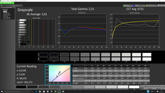 Grayscale pre-calibration