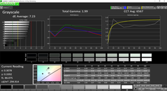 Grayscale pre-calibration