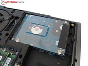 The P751ZM Barebone has two hard drive bays.