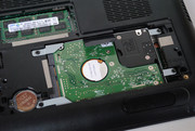 The hard drive can be changed very easily.