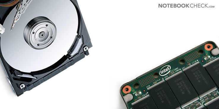 Rotating magnetic disks in HDDs versus memory chips on SSDs