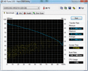 HD Tune 62.7 MB/s seq. read