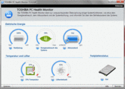Toshiba PC Health Monitor: Monitoring various system functions