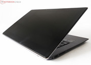 The Full HD IPS touchscreen is installed on the lid's exterior...