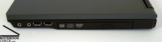 HP Compaq nx7400 Interfaces